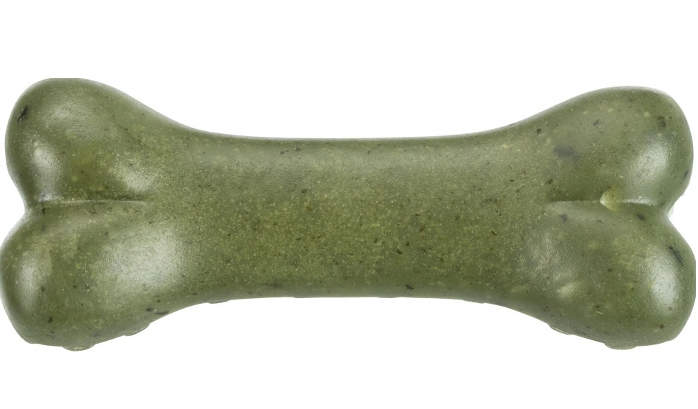 Denta Fun Veggie Tyggeknogle med tang 12 cm (vegetabilsk) - sunde kornfri hundesnacks
